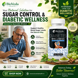 Diabetes Wellness Capsules for Blood Sugar Support, Insulin Balance & Herbal Diabetic Care