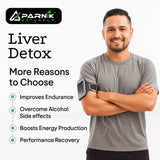 Parnik Naturals Liver Detox + Capsules – 60 Count | Ayurvedic Cleanse for Fatty Liver, Detox & Toxin Removal