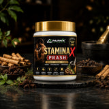 Parnik Naturals Stamina X Prash 500g | Ayurvedic Herbal Stamina, Strength & Vitality Supplement for Men | Energy, Endurance & Men's Wellness Formula