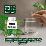 Parnik Naturals Moringa Capsules 60 – Ayurvedic Vegan Herbal Supplement for Immunity, Energy, Detox & Weight Loss
